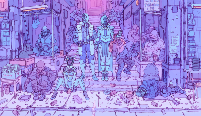 Illustration for article titled Cyberpunk 2077's Special Cover Art Is Very Nice